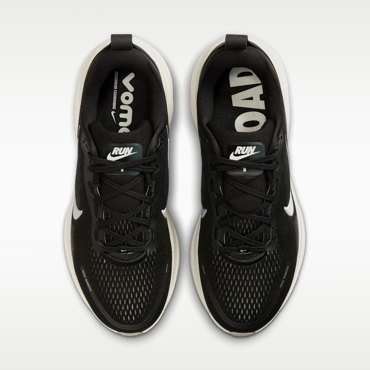 Nike Vomero 18 Women's Road Running Shoes - Black/Coconut Milk/Light Iron Ore/Summit White