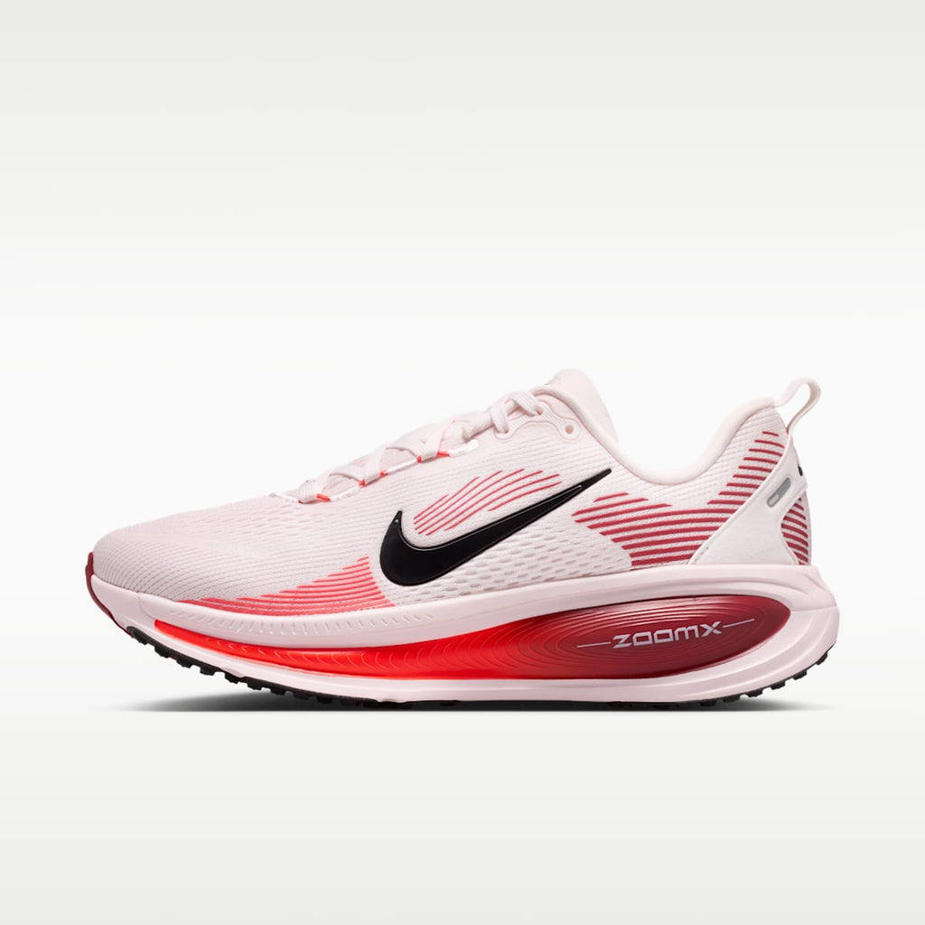 Nike Vomero 18 Women's Road Running Shoes - Pearl Pink/Team Crimson/Bright Crimson/Black