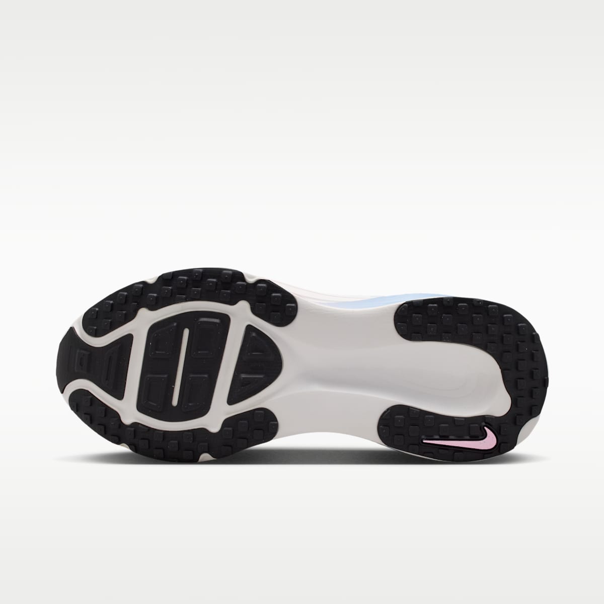 Nike Vomero 18 Women's Road Running Shoes - Summit White/Medium Soft Pink/Metallic Silver/Summit White