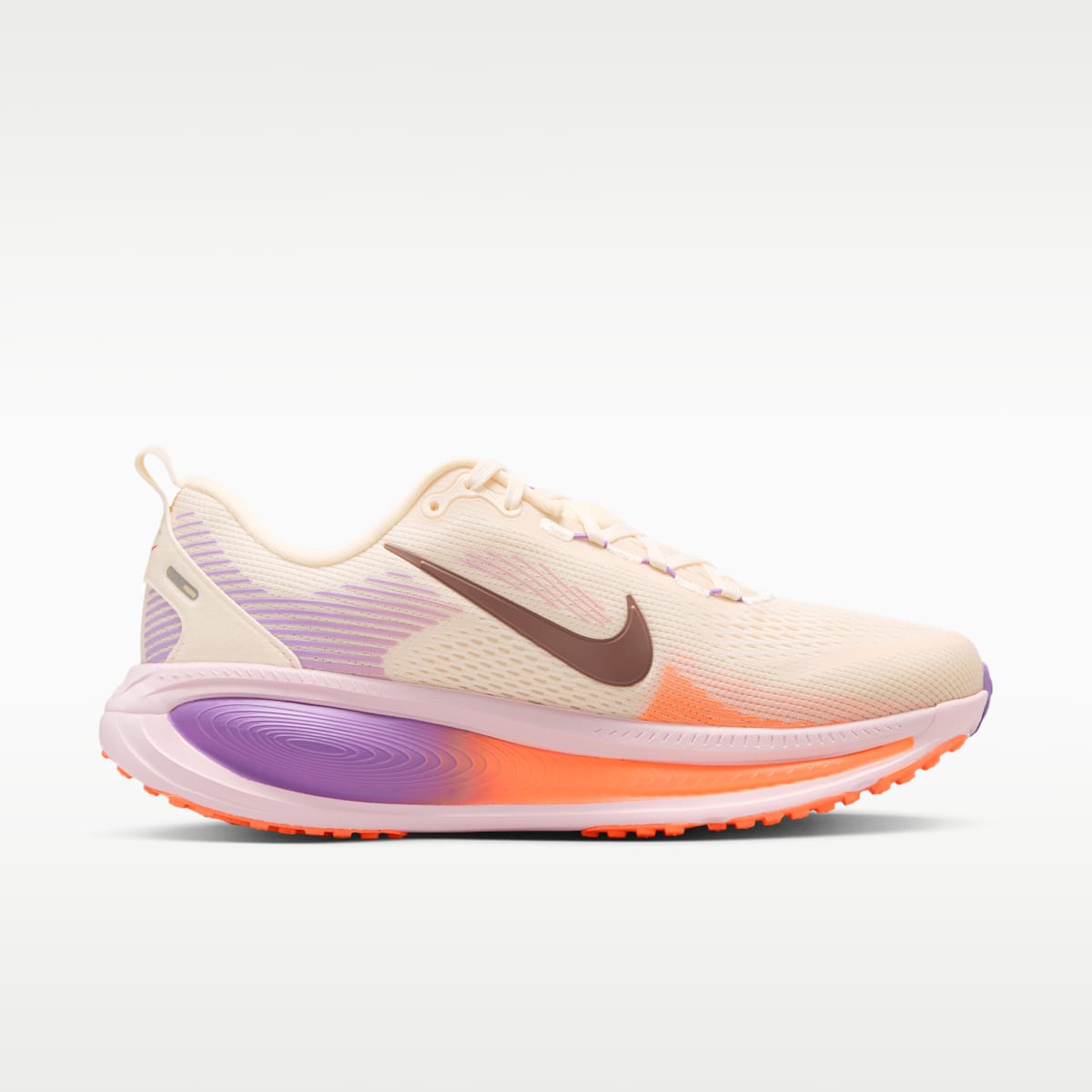 Nike Vomero 18 Women's Road Running Shoes - Chalk/Pink Foam/Bright Violet/Tattoo