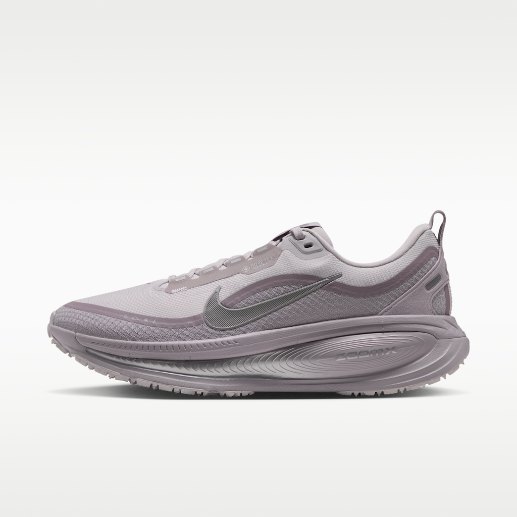 Nike Vomero 18 GORE-TEX Women's Waterproof Road Running Shoes with Reflective Accents - Vast Grey/Silver Lilac/Metallic Silver