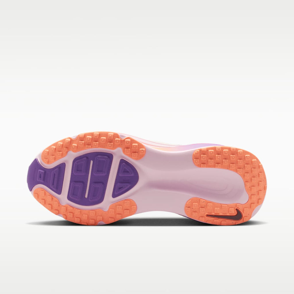Nike Vomero 18 Women's Road Running Shoes (Wide) - Chalk/Pink Foam/Bright Violet/Tattoo