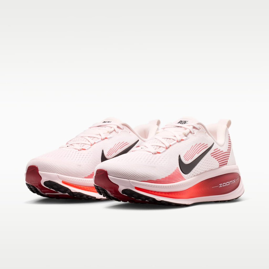 Nike Vomero 18 Women's Road Running Shoes - Pearl Pink/Team Crimson/Bright Crimson/Black