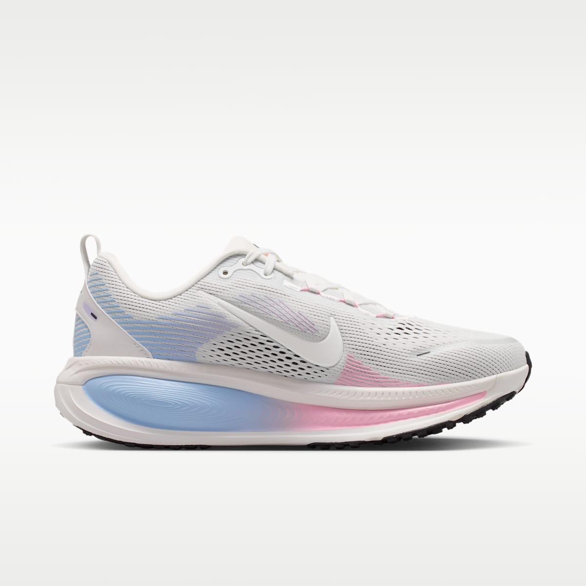 Nike Vomero 18 Women's Road Running Shoes - Summit White/Medium Soft Pink/Metallic Silver/Summit White