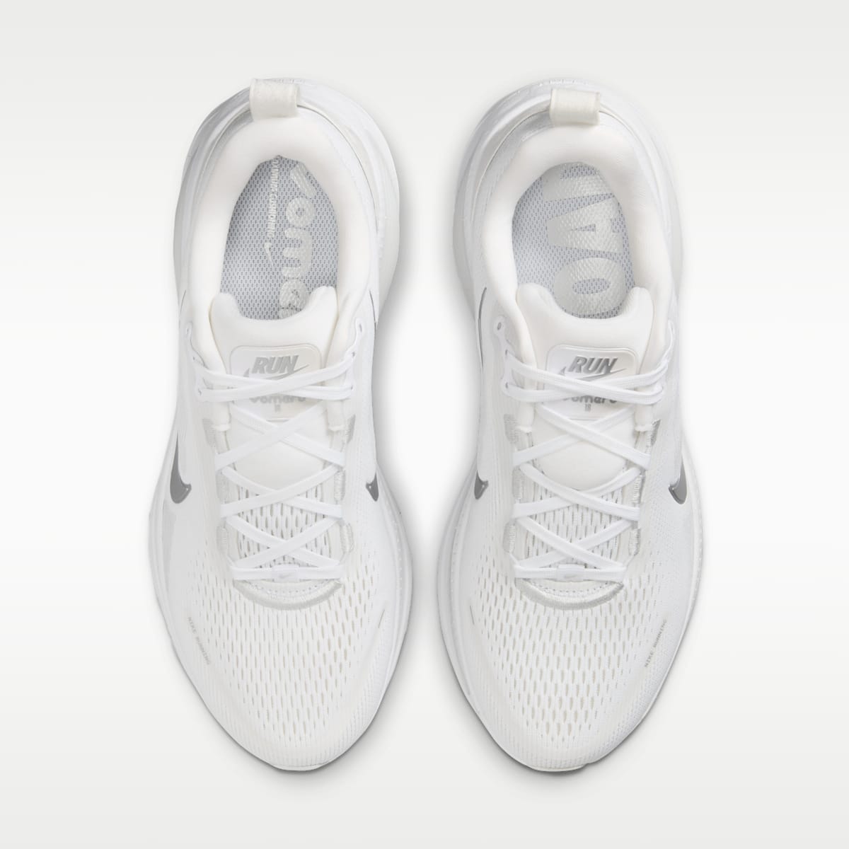 Nike Vomero 18 Women's Road Running Shoes - White/Photon Dust/Summit White/Metallic Silver