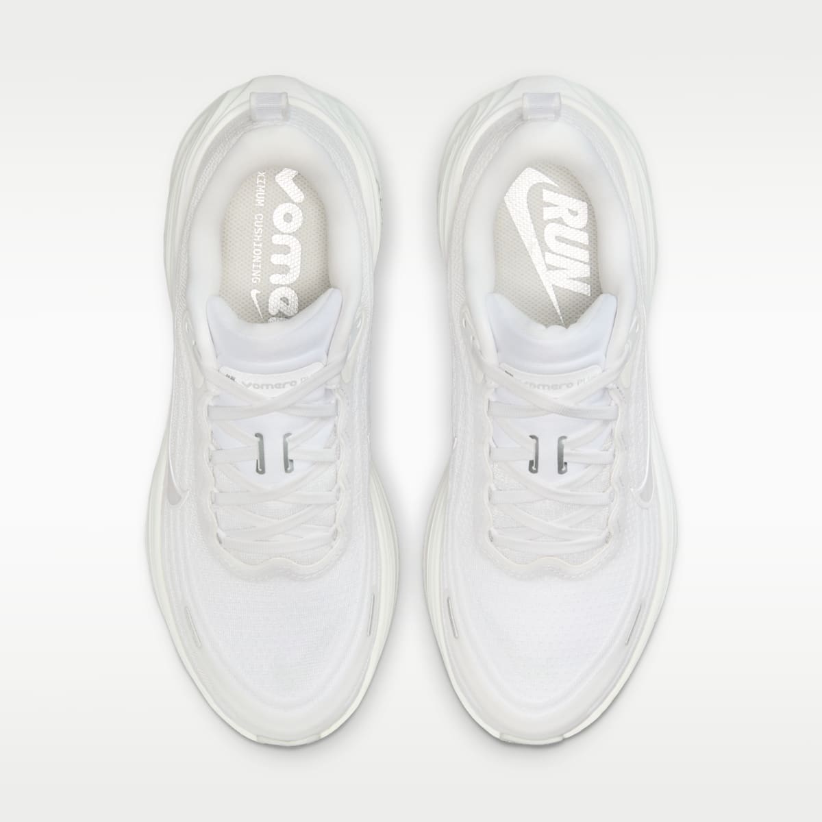 Nike Vomero Plus Women's Road Running Shoes - White/Photon Dust/Metallic Silver/Summit White