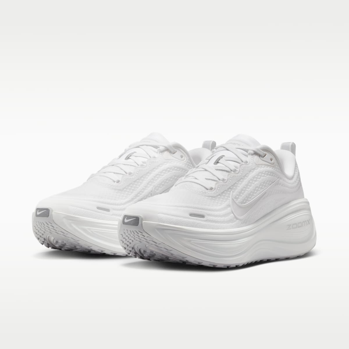 Nike Vomero Plus Women's Road Running Shoes - White/Photon Dust/Metallic Silver/Summit White