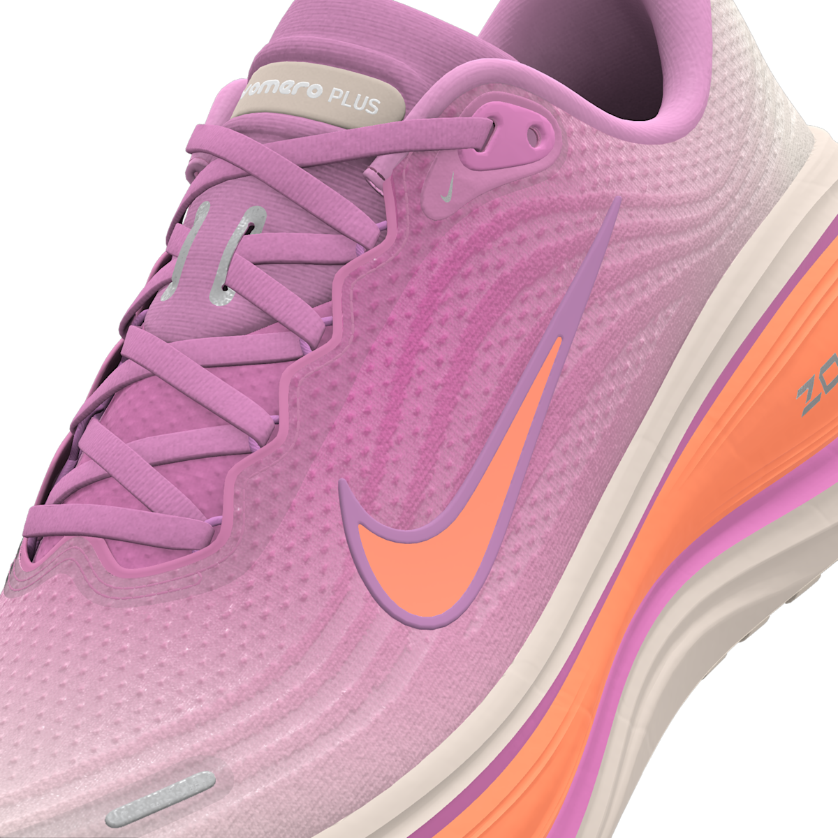 Nike Vomero Plus By You Custom Women's Road Running Shoes - Multi-Color/Multi-Color