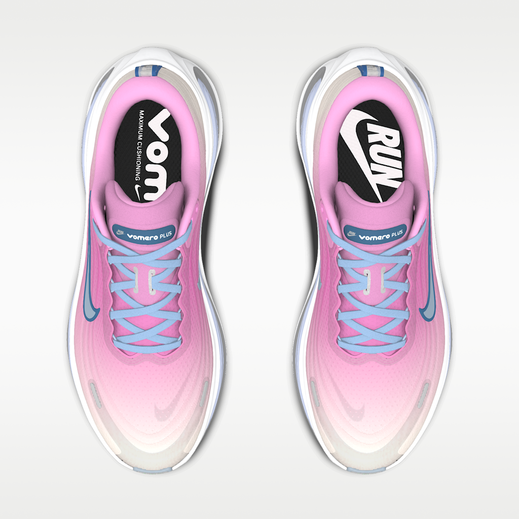 Nike Vomero Plus By Brett Chody Custom Women's Road Running Shoes - Multi-Color/Multi-Color