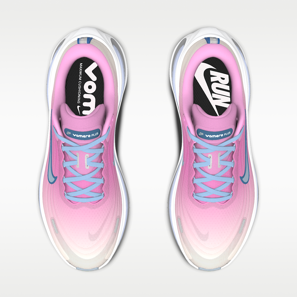 Nike Vomero Plus By Brett Chody Custom Women's Road Running Shoes - Multi-Color/Multi-Color