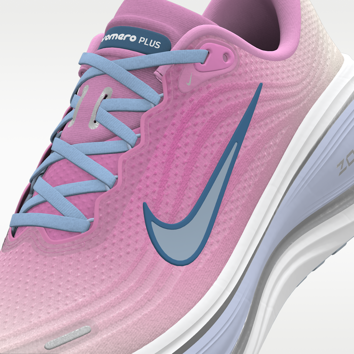 Nike Vomero Plus By Brett Chody Custom Women's Road Running Shoes - Multi-Color/Multi-Color