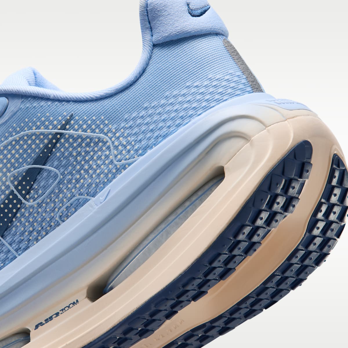 Nike Vomero Premium Women's Road Running Shoes - Aluminum/Barely Orange/Football Grey/Mystic Navy