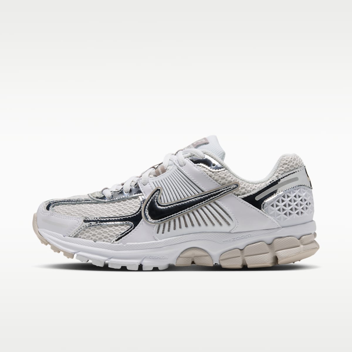 Nike Zoom Vomero 5 Women's Shoes - White/Light Bone/Enigma Stone/Metallic Silver