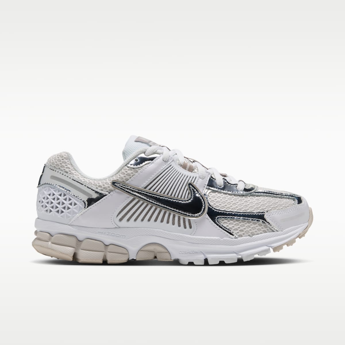 Nike Zoom Vomero 5 Women's Shoes - White/Light Bone/Enigma Stone/Metallic Silver