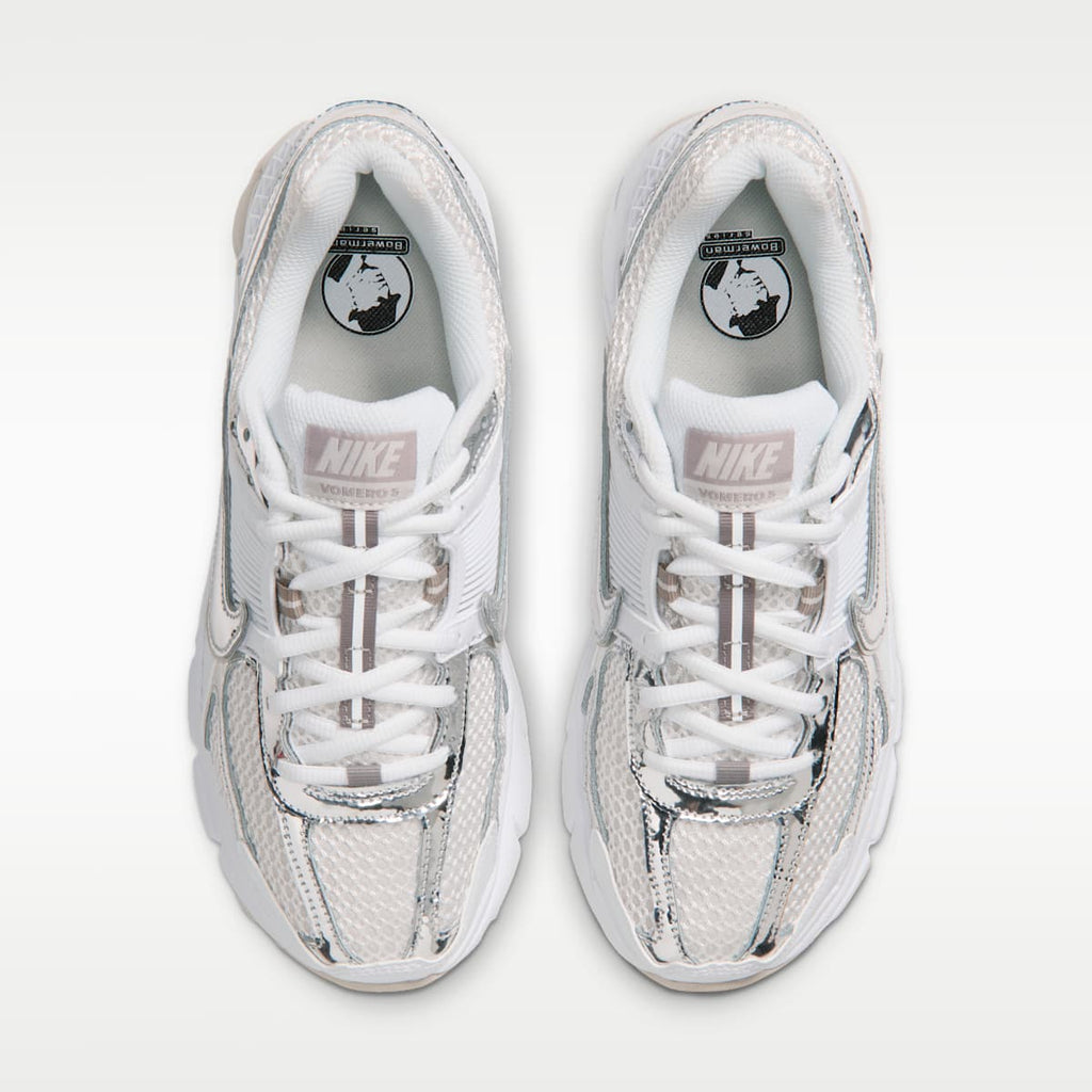 Nike Zoom Vomero 5 Women's Shoes - White/Light Bone/Enigma Stone/Metallic Silver