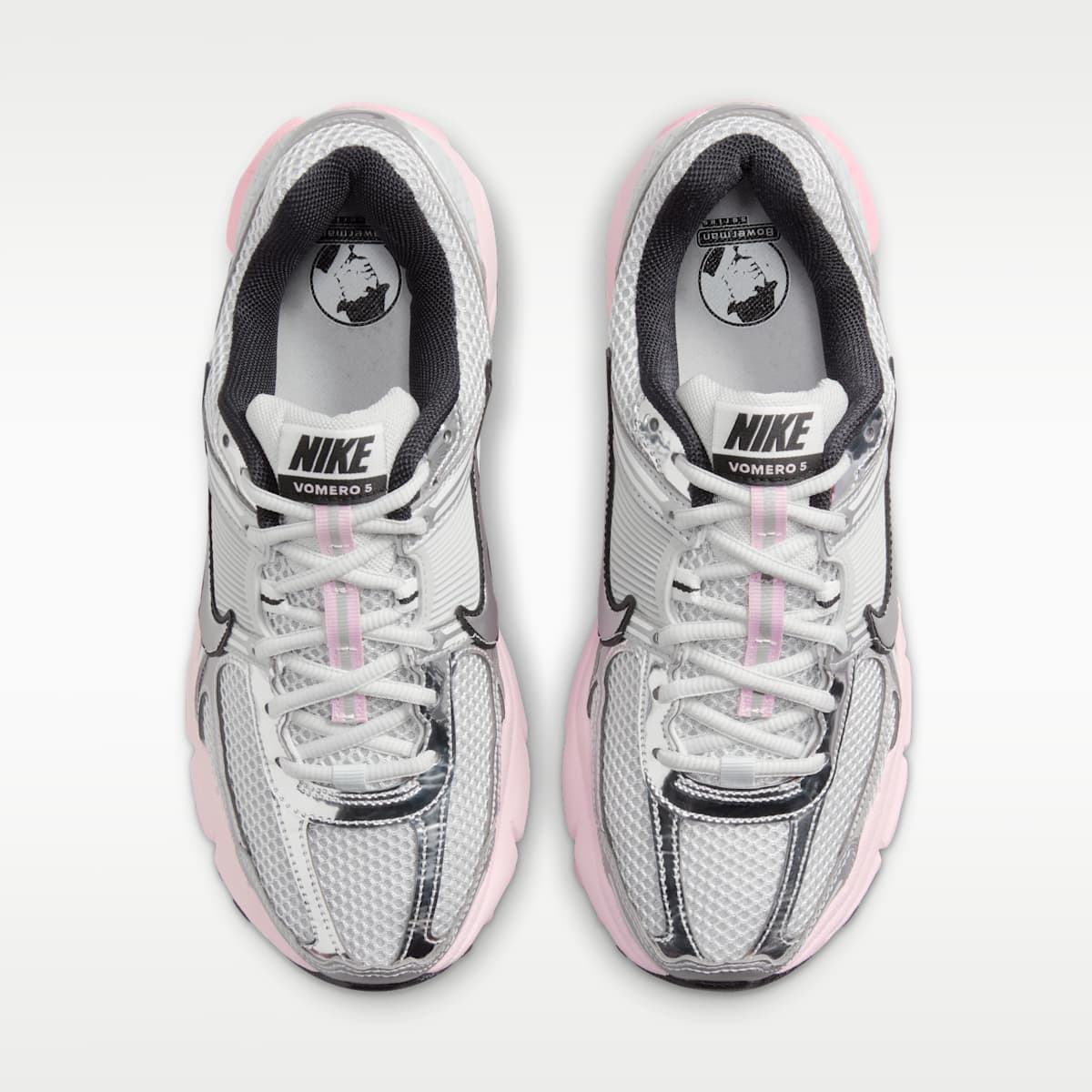 Nike Zoom Vomero 5 Women's Shoes - Photon Dust/Pink Foam/Medium Soft Pink/Metallic Silver