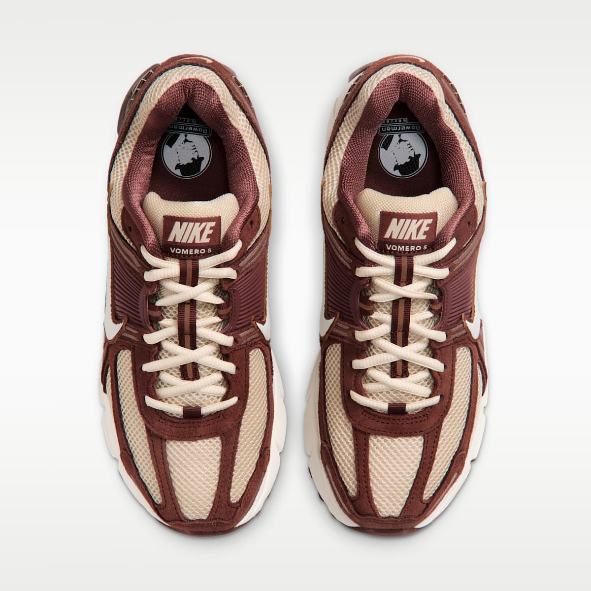 Nike Zoom Vomero 5 Women's Shoe with Reflective Accents - Light Khaki/Cacao Wow/Infinite Sable/Sail