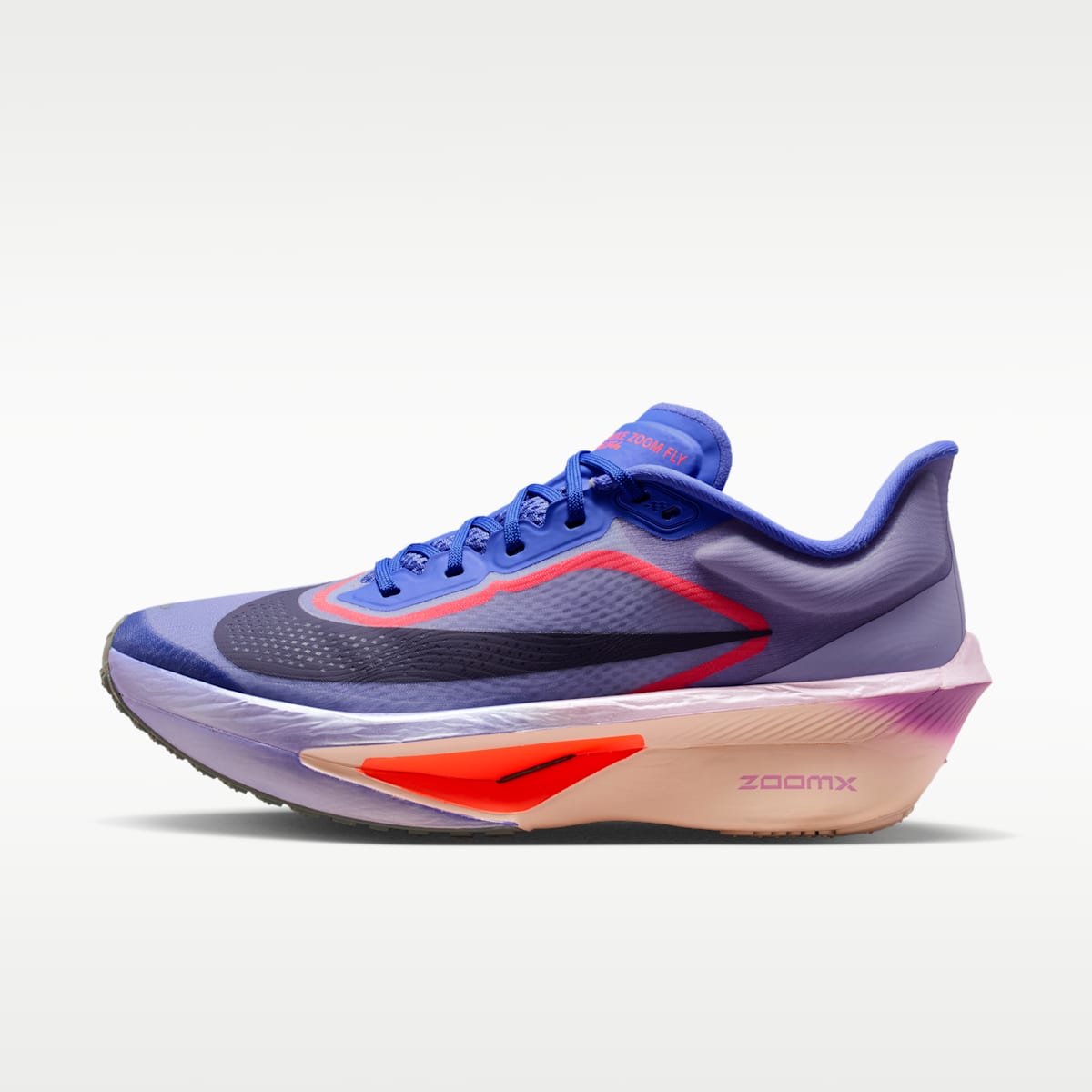 Nike Zoom Fly 6 Women's Road Racing Shoes - Violet Mist/Hot Lava/Bright Violet/Purple Dynasty
