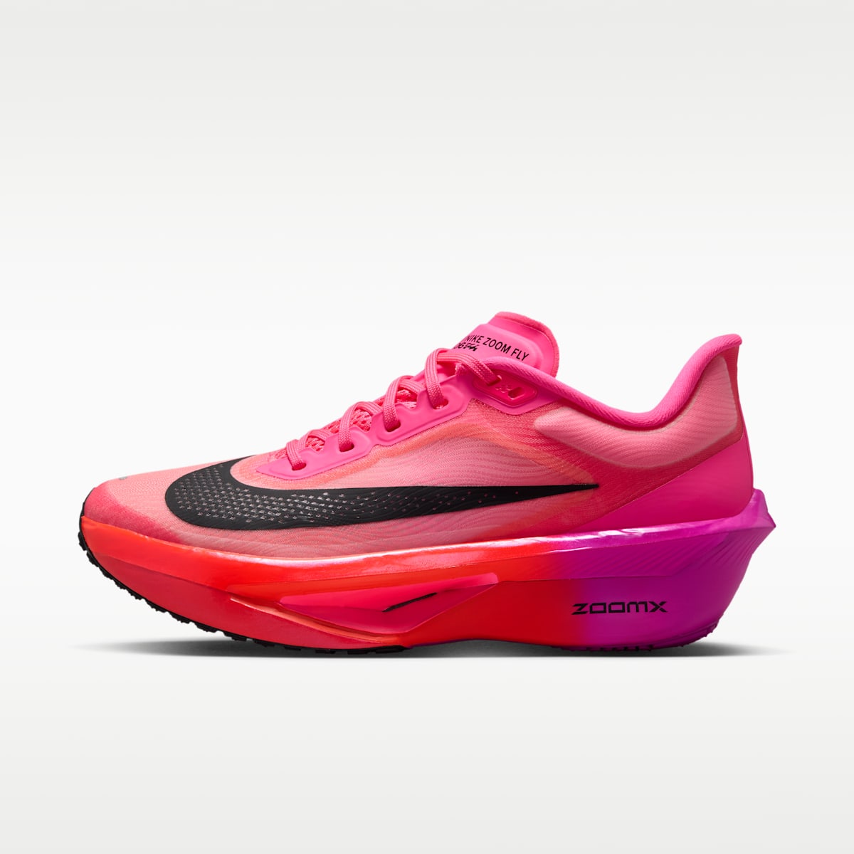 Nike Zoom Fly 6 Women's Road Racing Shoes - Hyper Pink/Laser Crimson/Fuchsia Blast/Black