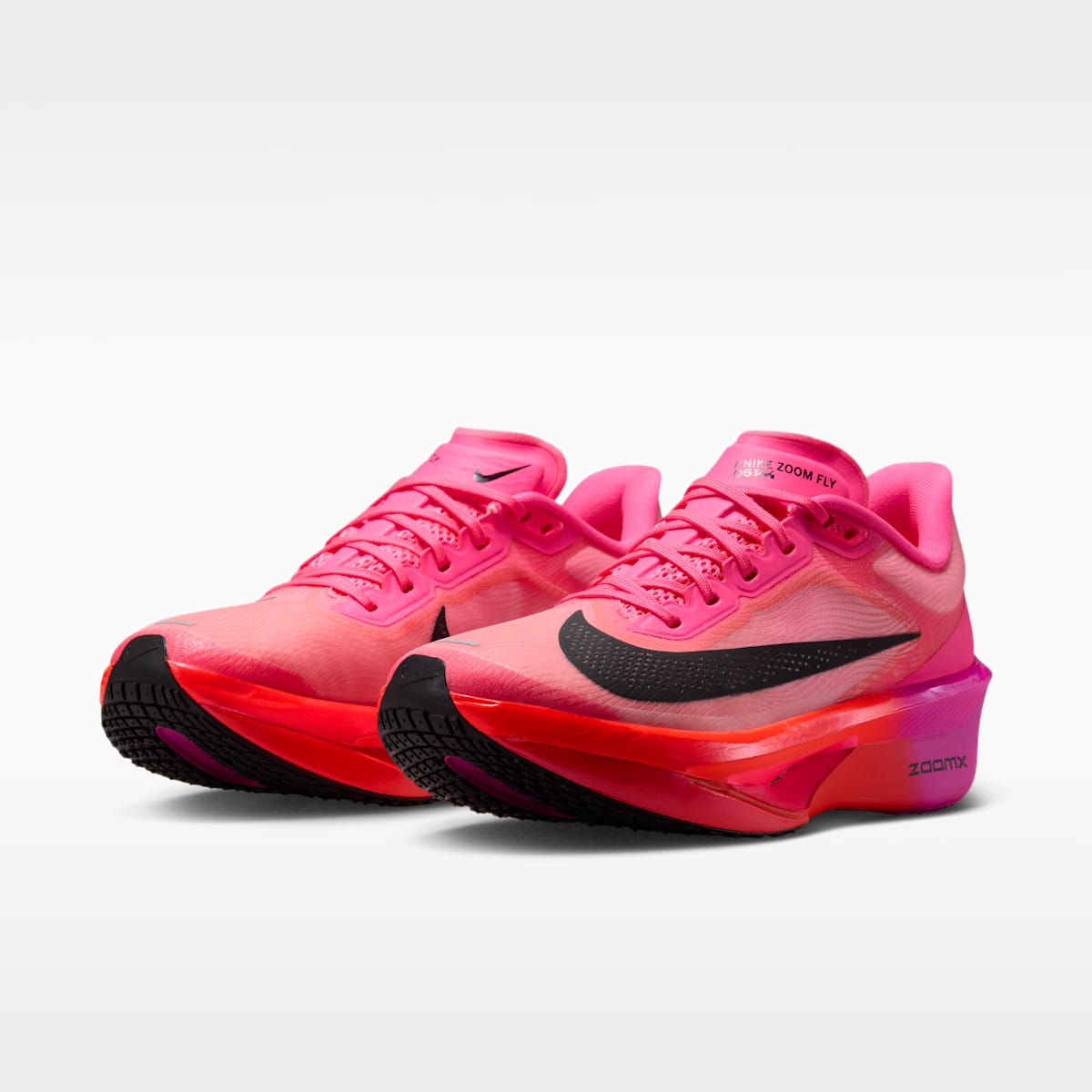 Nike Zoom Fly 6 Women's Road Racing Shoes - Hyper Pink/Laser Crimson/Fuchsia Blast/Black