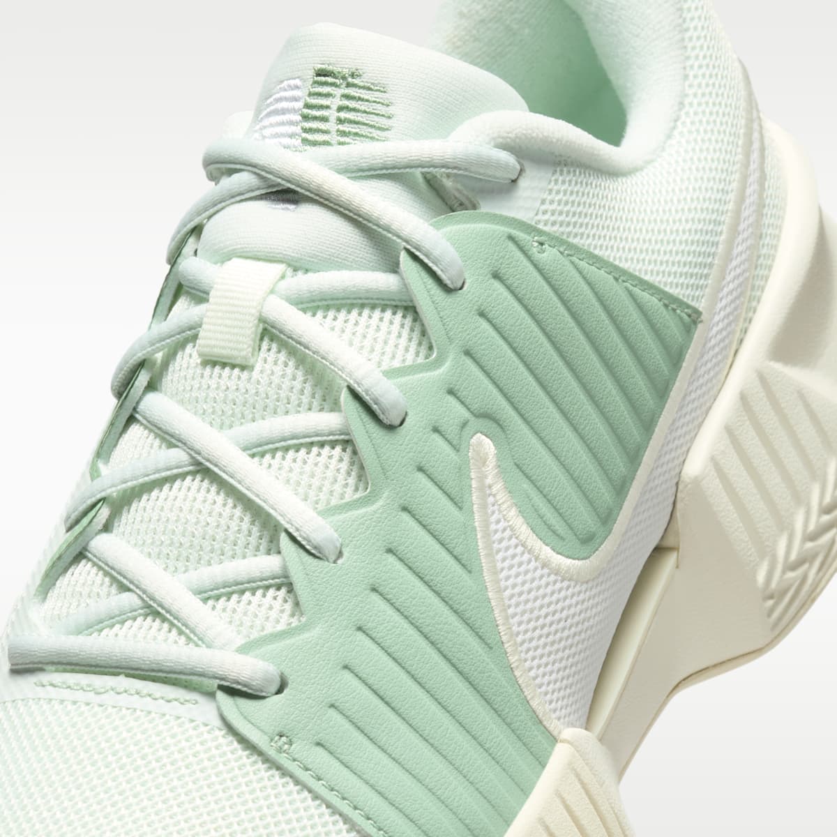 Nike Zoom GP Challenge Pro Women's Hard Court Tennis Shoes - Steam/Barely Green/Sea Glass/White