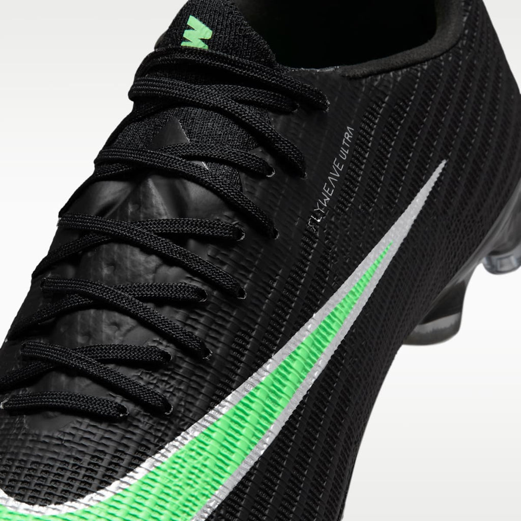 Nike Mercurial Superfly 11 Elite Artificial-Grass Low-Top Soccer Cleats - Black/Black/Illusion Green - Image 8