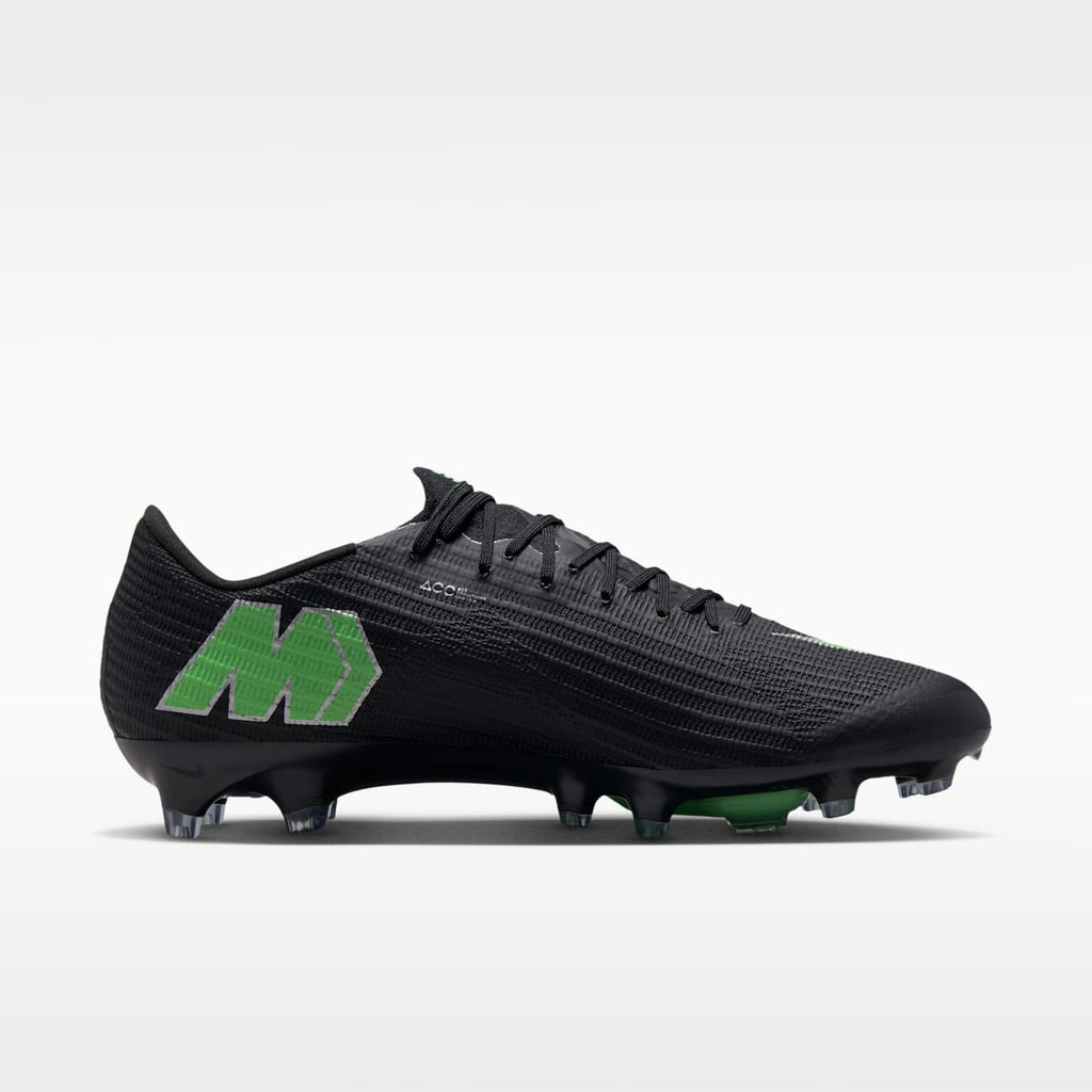 Nike Mercurial Superfly 11 Elite Artificial-Grass Low-Top Soccer Cleats - Black/Black/Illusion Green - Image 3