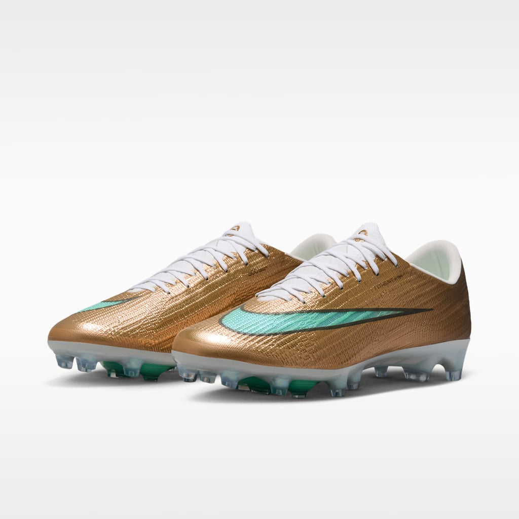 Nike Mercurial Superfly 11 Elite "Kylian Mbappé" Artificial-Grass Low-Top Soccer Cleats - Metallic Gold/Green Glow - Image 5