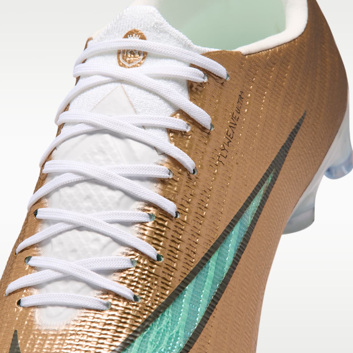 Nike Mercurial Superfly 11 Elite "Kylian Mbappé" Artificial-Grass Low-Top Soccer Cleats - Metallic Gold/Green Glow - Image 8