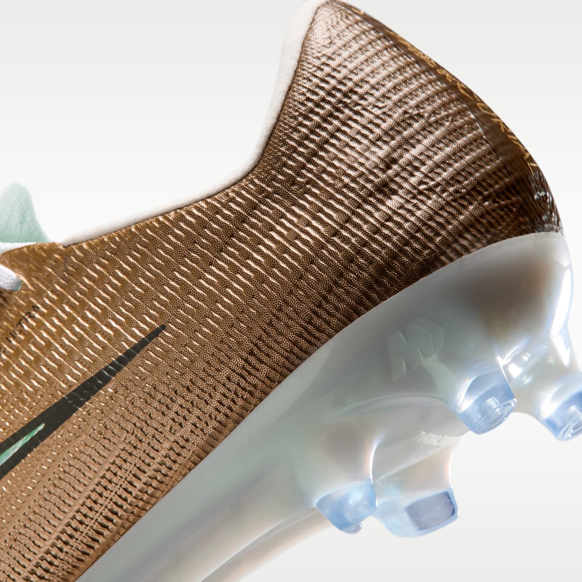 Nike Mercurial Superfly 11 Elite "Kylian Mbappé" Artificial-Grass Low-Top Soccer Cleats - Metallic Gold/Green Glow - Image 9