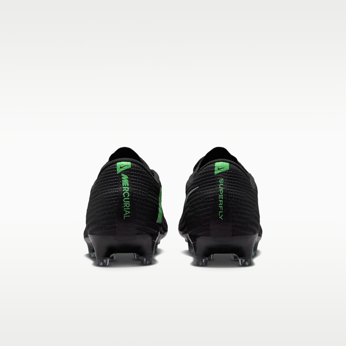 Nike Mercurial Superfly 11 Elite Artificial-Grass Low-Top Soccer Cleats - Black/Black/Illusion Green - Image 6