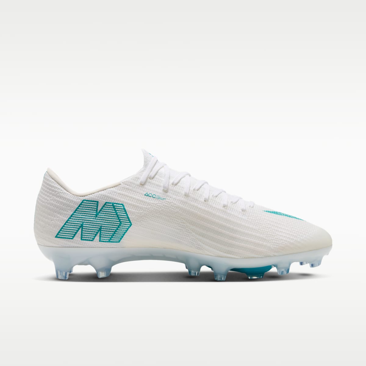 Nike Mercurial Superfly 11 Elite Artificial-Grass Low-Top Soccer Cleats - White/Dusty Cactus - Image 3