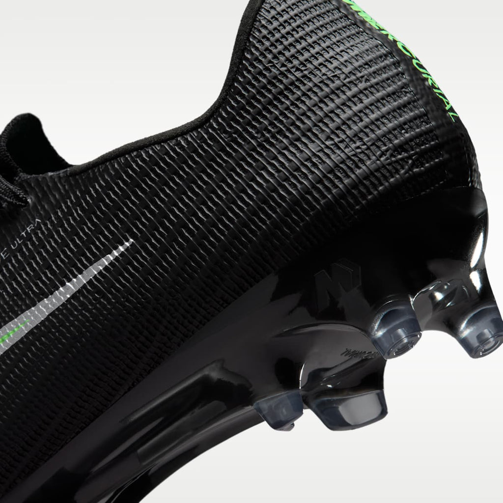 Nike Mercurial Superfly 11 Elite Artificial-Grass Low-Top Soccer Cleats - Black/Black/Illusion Green - Image 9