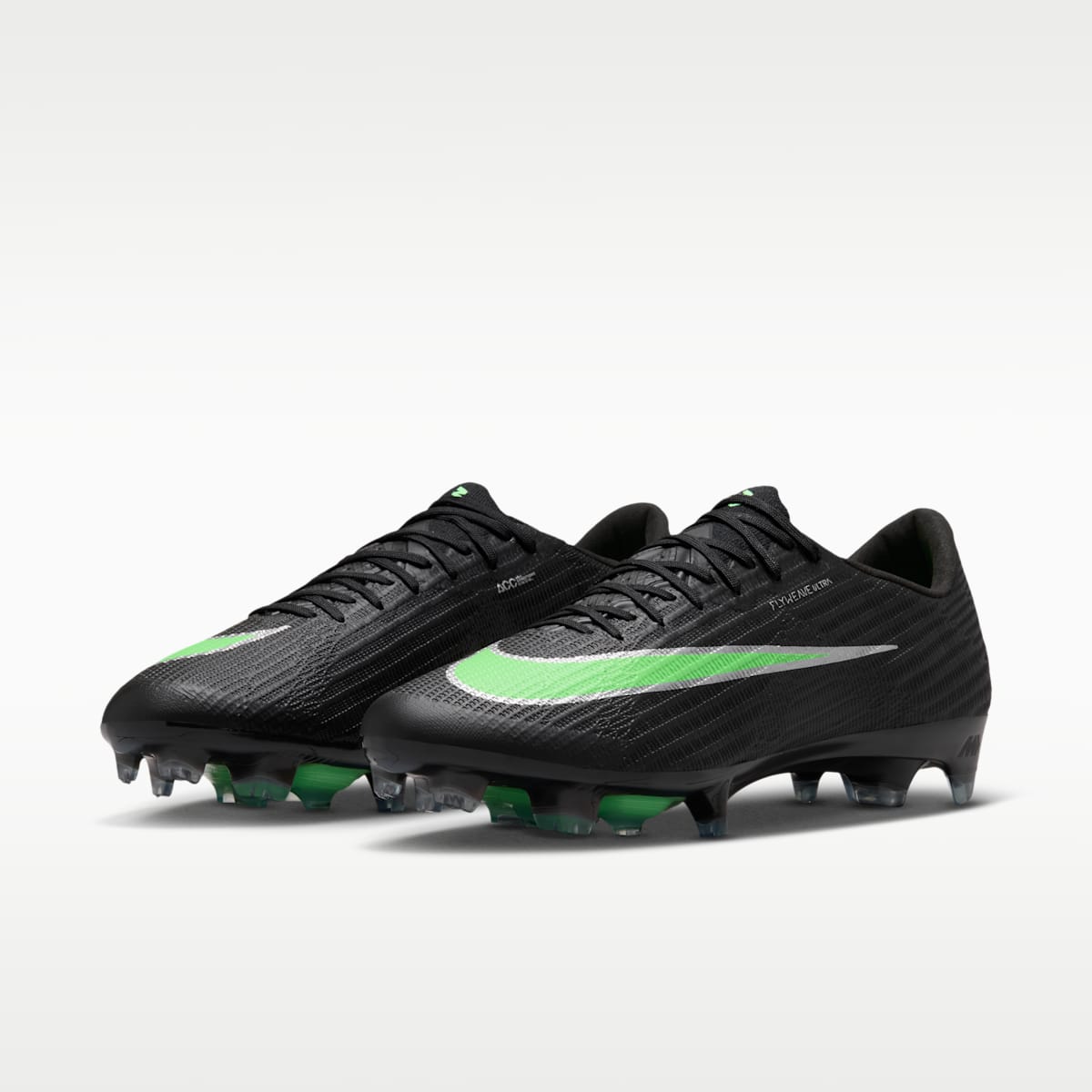 Nike Mercurial Superfly 11 Elite Firm-Ground Low-Top Soccer Cleats - Black/Black/Illusion Green - Image 5