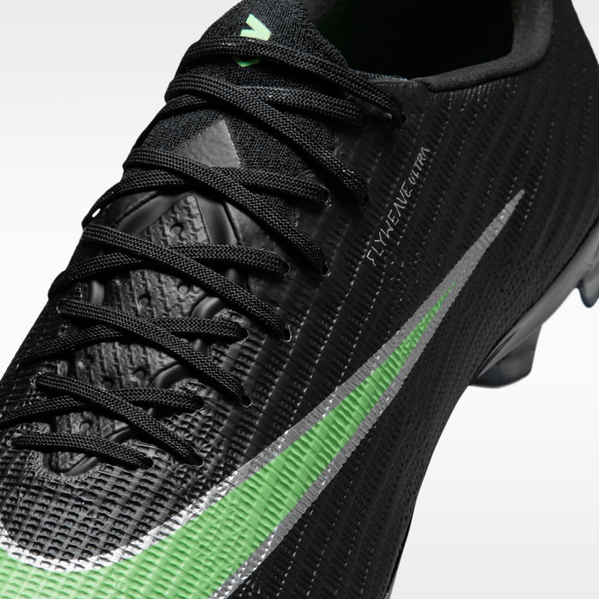 Nike Mercurial Superfly 11 Elite Firm-Ground Low-Top Soccer Cleats - Black/Black/Illusion Green - Image 8