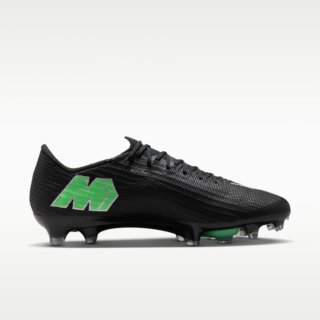 Women's Nike Mercurial Superfly 11 Elite Firm-Ground Low-Top Soccer Cleats - Black/Black/Illusion Green