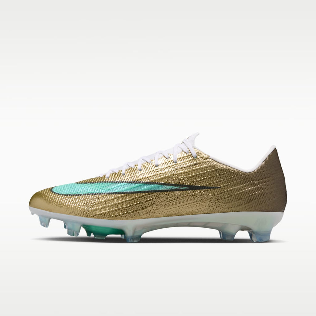 Nike Mercurial Superfly 11 Elite "Kylian Mbappé" Firm-Ground Low-Top Soccer Cleats - Metallic Gold/Green Glow - Image 1