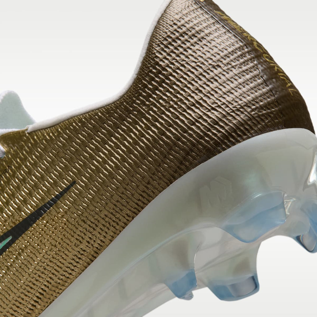 Nike Mercurial Superfly 11 Elite "Kylian Mbappé" Firm-Ground Low-Top Soccer Cleats - Metallic Gold/Green Glow - Image 9