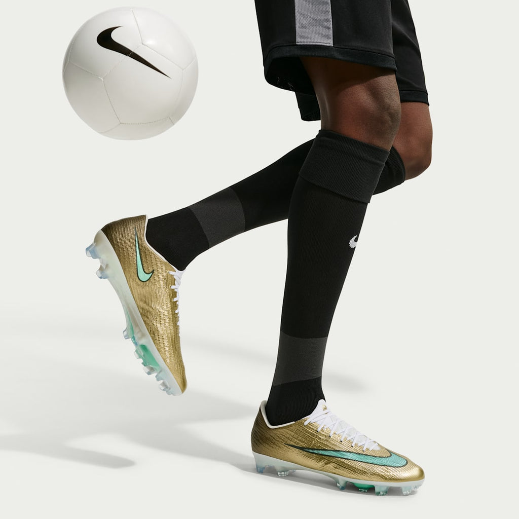 Nike Mercurial Superfly 11 Elite "Kylian Mbappé" Firm-Ground Low-Top Soccer Cleats - Metallic Gold/Green Glow - Image 12