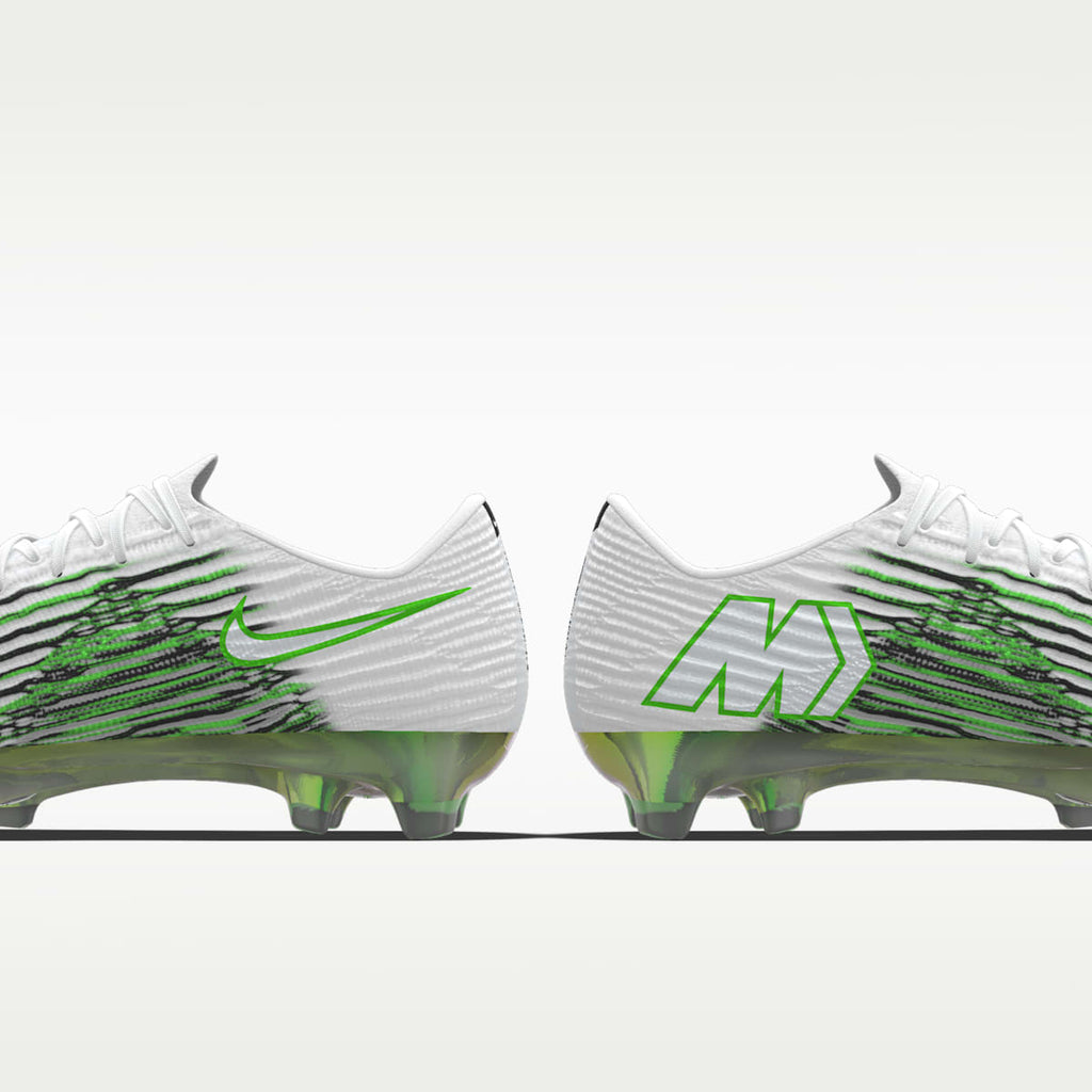 Nike Mercurial Superfly 11 Elite By You Custom Firm-Ground Low-Top Soccer Cleats - White/White - Image 7