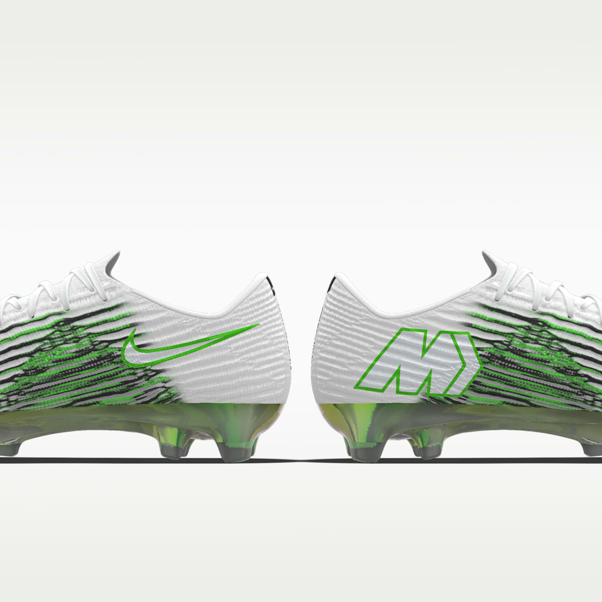 Nike Mercurial Superfly 11 Elite By You Custom Firm-Ground Low-Top Soccer Cleats - White/White - Image 7