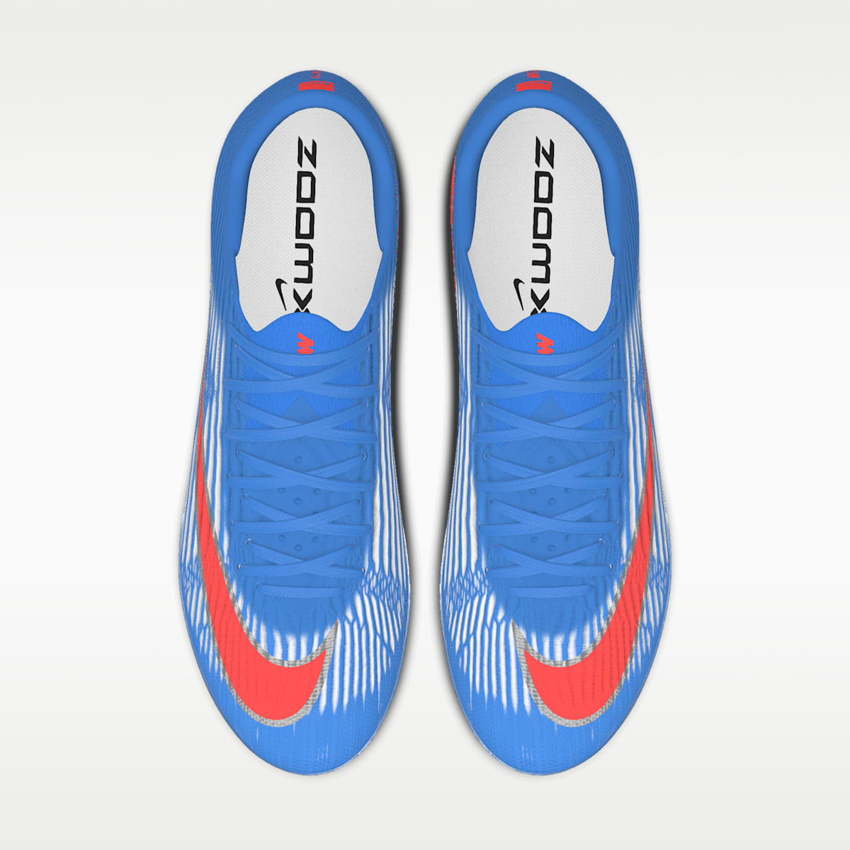 Nike Mercurial Superfly 11 Elite By You Custom Firm-Ground Low-Top Soccer Cleats - Light Photo Blue/Light Photo Blue - Image 4