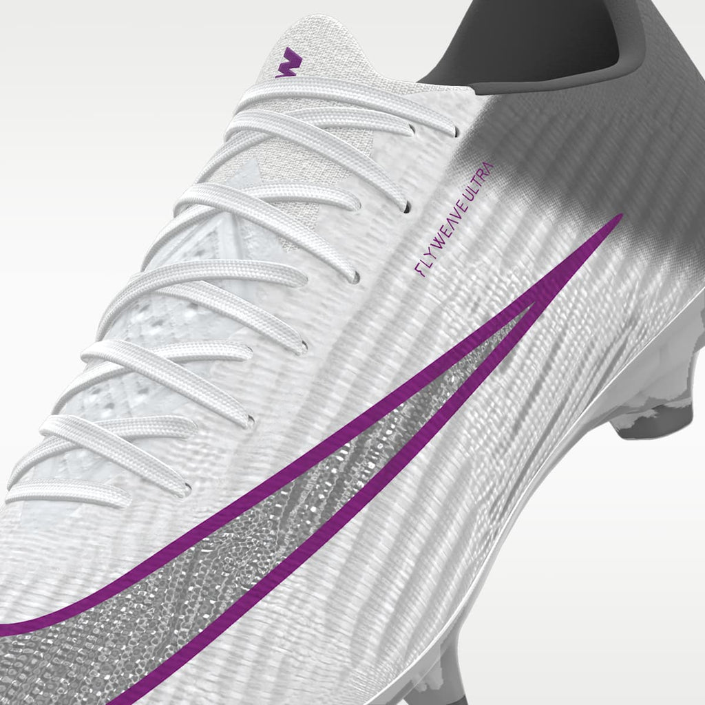 Nike Mercurial Superfly 11 Elite By You Custom Firm-Ground Low-Top Soccer Cleats - White/White - Image 9
