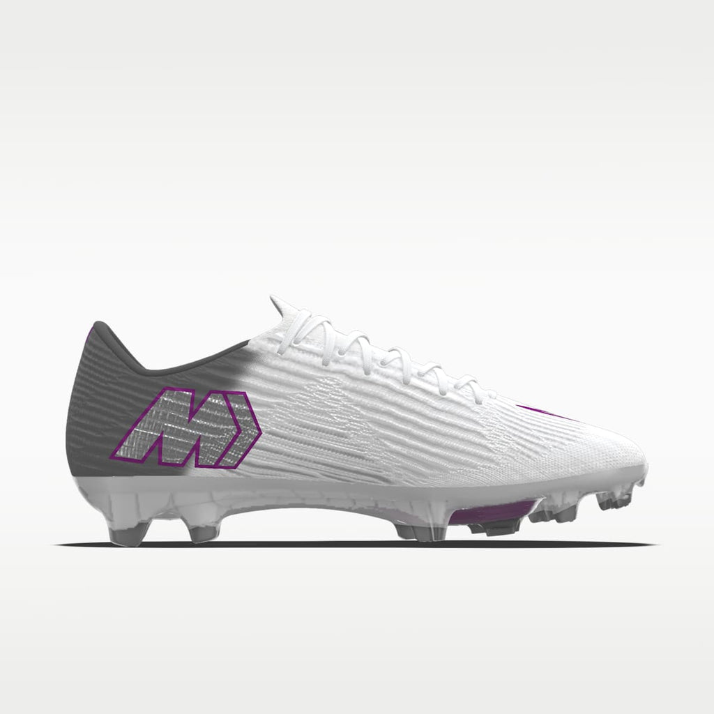 Nike Mercurial Superfly 11 Elite By You Custom Firm-Ground Low-Top Soccer Cleats - White/White - Image 3
