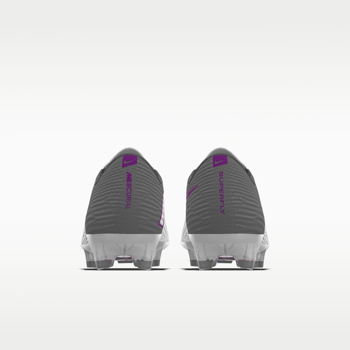 Nike Mercurial Superfly 11 Elite By You Custom Firm-Ground Low-Top Soccer Cleats - White/White - Image 5