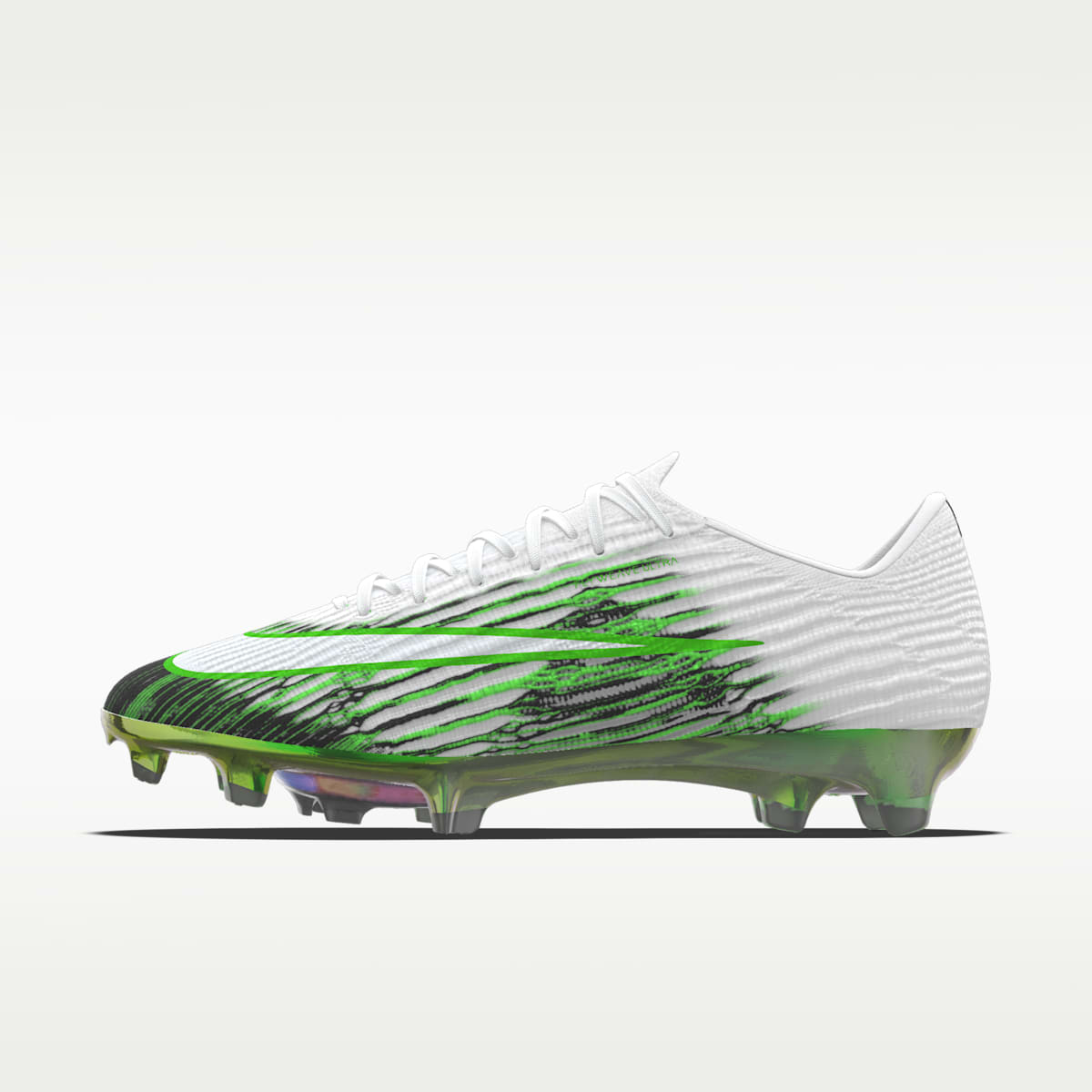 Nike Mercurial Superfly 11 Elite By You Custom Firm-Ground Low-Top Soccer Cleats - White/White - Image 1