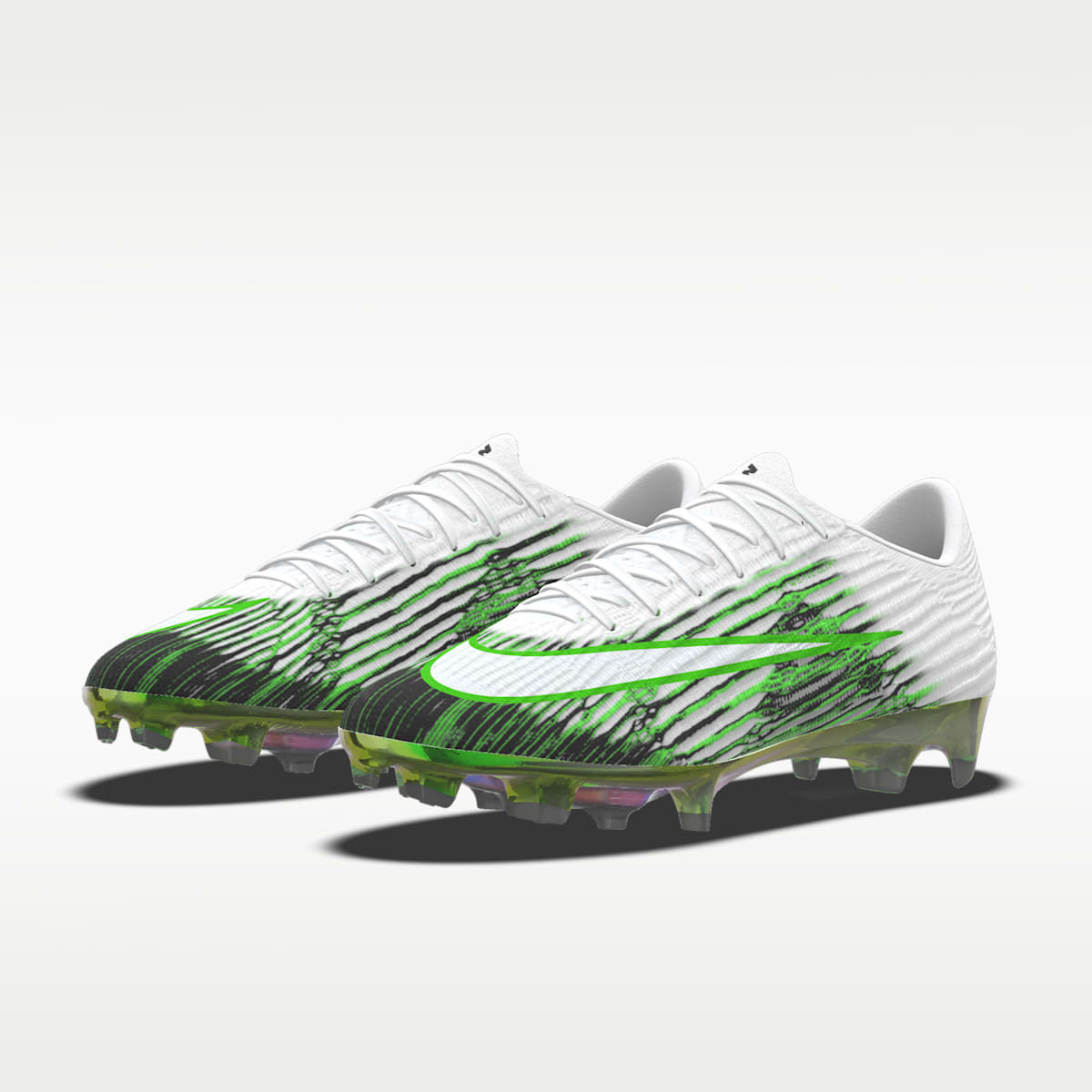 Nike Mercurial Superfly 11 Elite By You Custom Firm-Ground Low-Top Soccer Cleats - White/White - Image 2