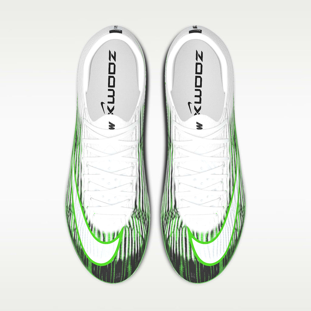 Nike Mercurial Superfly 11 Elite By You Custom Firm-Ground Low-Top Soccer Cleats - White/White - Image 4