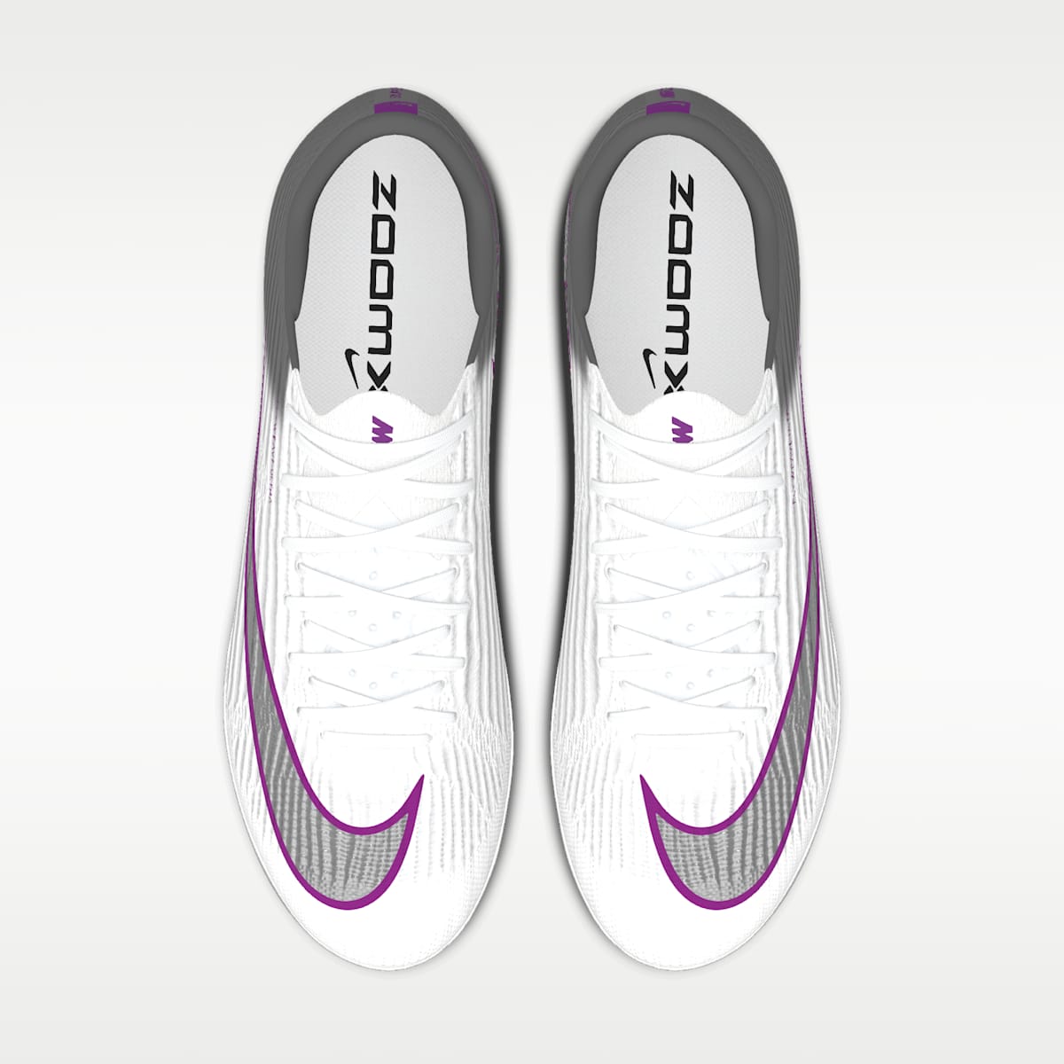 Nike Mercurial Superfly 11 Elite By You Custom Firm-Ground Low-Top Soccer Cleats - White/White - Image 4