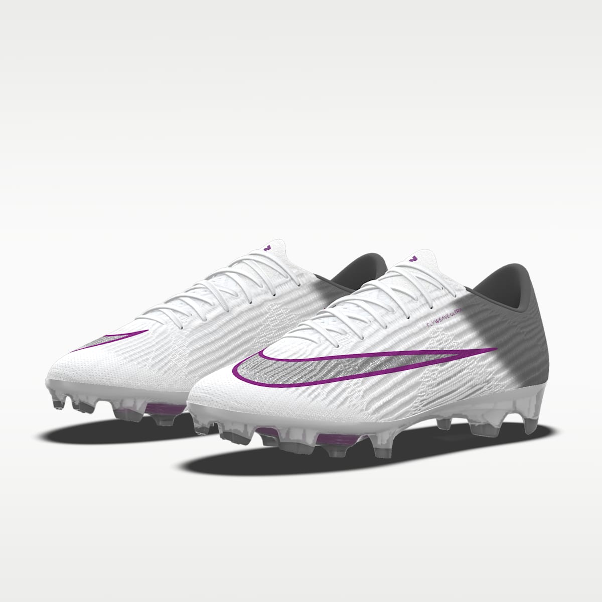 Nike Mercurial Superfly 11 Elite By You Custom Firm-Ground Low-Top Soccer Cleats - White/White - Image 2